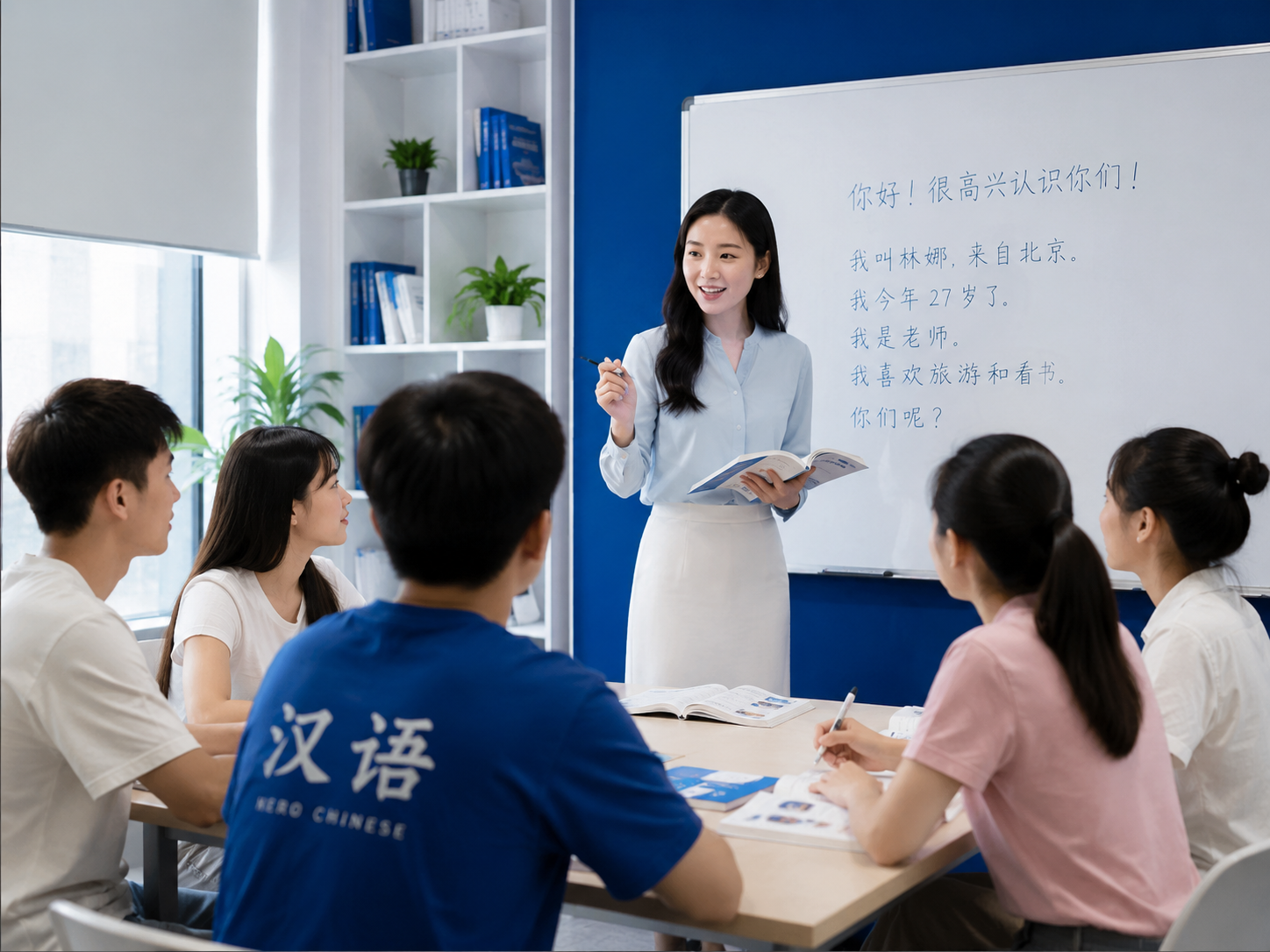 Học viên Tiếng Trung Hero trong môi trường học tập năng động