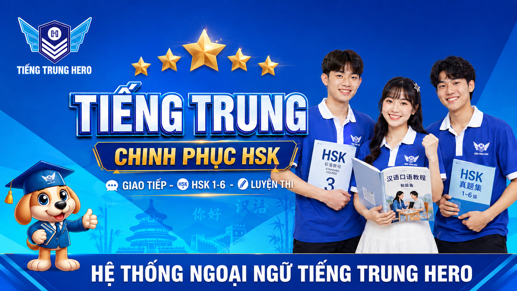 Chương trình tiếng Trung giao tiếp và phản xạ thực tế