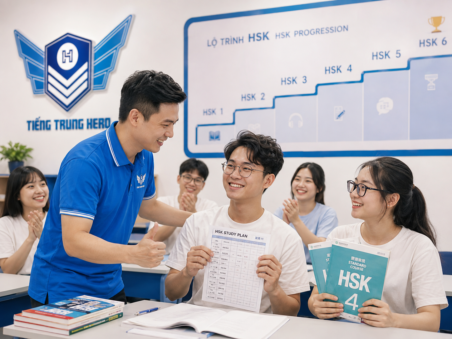 Học viên Tiếng Trung Hero chinh phục mục tiêu HSK